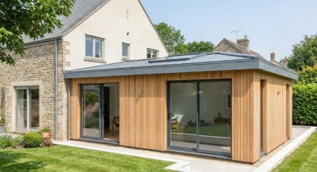 Agrandir votre maison avec une extension en bois &agrave; Metz